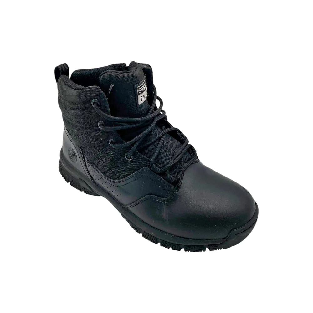 Original SWAT Men's ProTec 6" Side Zip Polishable Toe Boot Black - Medium